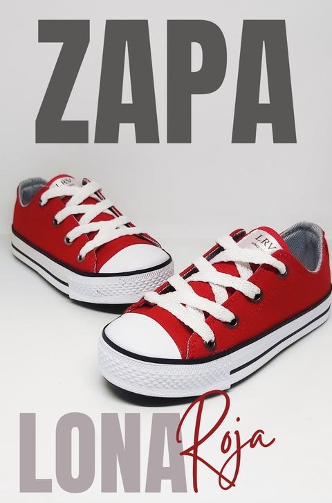 ZAPA LONA MED #Roja