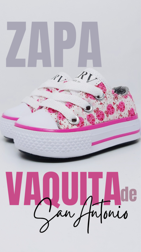 Zapatillas lona #VaquitaSanAntonio