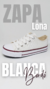 ZAPA LONA MED #BlancaBordo