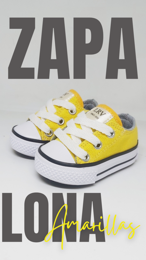 Zapatillas Lona #Amarillas