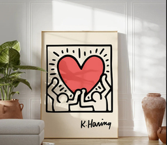 KEITH HARING *PISA*CORAZON*HUMANIS - PIXIE taller de marcos