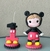 CENTRO DE TORTA NENE MICKEY + VELA , 12CM , PORCELANA FRIA