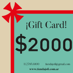 Gift Card $2000
