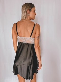 Vestido Magnolia Negro - Constanza Vercelli - comprar online