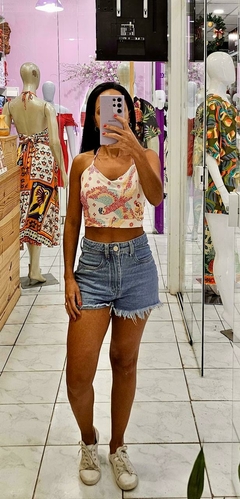 Cropped Top Feminino Inspiração Far Queima de Estoque - comprar online