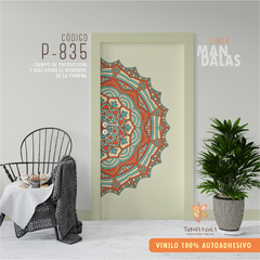 VINILO PUERTA MANDALA .P 835