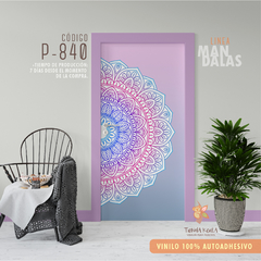 VINILO PUERTA MANDALA .P 840