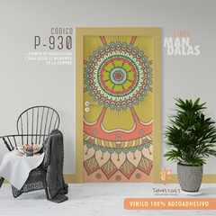 VINILO PUERTA MANDALA .P 930