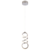 Lámpara de Techo Colgante LED Gaudi 15W - Diseño Moderno en Cromo, 280mm x 120mm