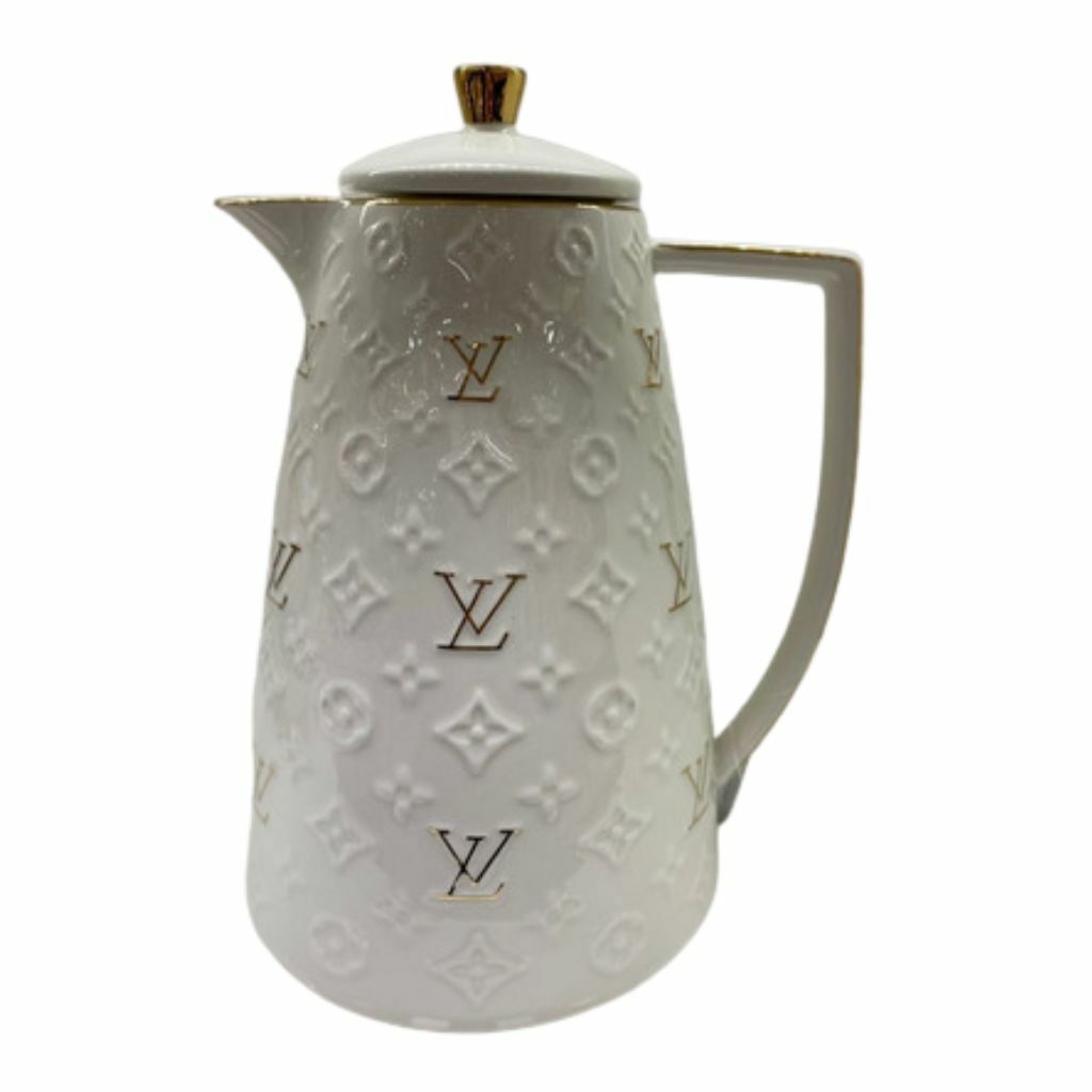 Garrafa Térmica Porcelana Inspiração Louis Vuitton