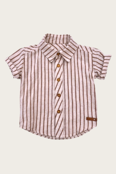 Camisa Mini Bebé Lino 12 A 24 Meses - comprar online