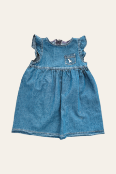 Vestido Beba Jean Aghata 12 A 36 Meses