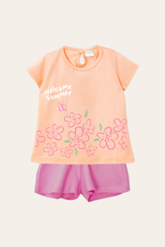 Conjunto Beba Summer 6 Meses A 3 Años - Chikle