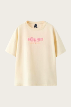 Remera Jr. Oversize Meet 4-16 - comprar online