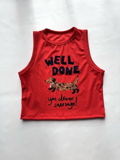 Top Well done (Rib lycra)