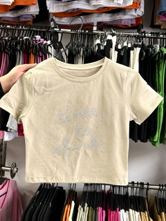 Baby tee Time to (algodon lycra) - tienda online