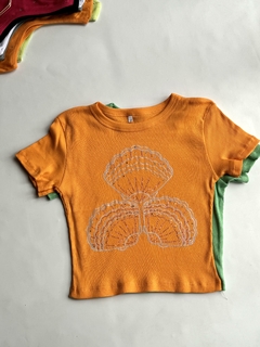 Baby tee Caracolas (morley algodon) - comprar online