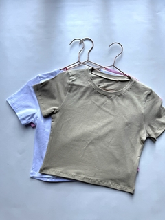 Baby tee Basic (Algodon lycra) - kimchi