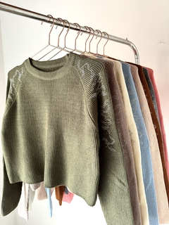 Sweater crop Guillermina - kimchi