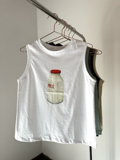 Musculosa Milk ( Alg Flame) - tienda online