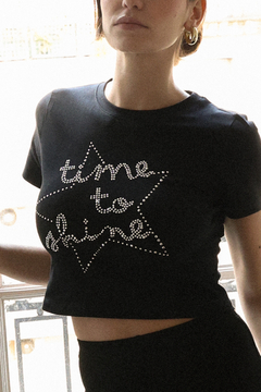 Baby tee Time to (algodon lycra) - comprar online