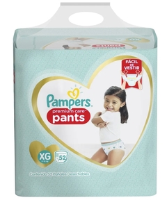 Pampers premium pants talle XG 52 unidades