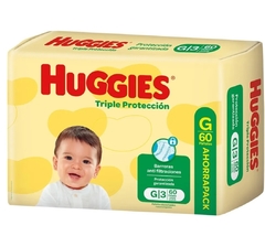 Huggies Triple Proteccion G (60un)