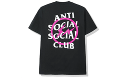 Anti Social Social Club x Fragment Pink Bolt Tee - comprar online