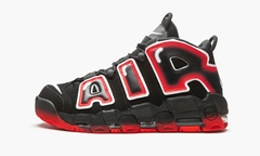 Nike Air More Uptempo Black White Laser Crimson