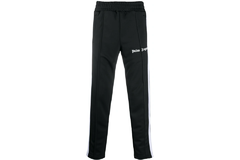 Palm Angels Slim Fit Side Stripe Track Pants Black/White