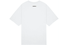 Fear of God Essentials Boxy T-Shirt Applique Logo White - comprar online