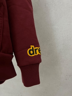 drew house mascot oversized oversized hoodie burgundy en internet