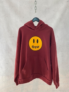 drew house mascot oversized oversized hoodie burgundy