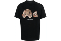 Palm Angels Leopard Bear Classic T-shirt Black/Multicolor