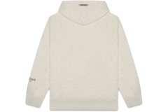 Fear of God Essentials Pullover Hoodie Applique Logo Heather Oatmeal - comprar online