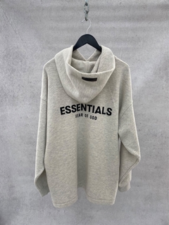 Fear of God Essentials Relaxed Hoodie (SS22) Light Oatmeal