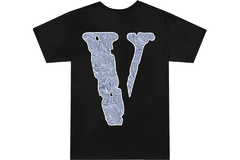 Pop Smoke x Vlone The Woo T-shirt Black - comprar online