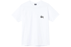 Stussy Basic T-shirt White - comprar online