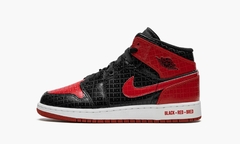 Jordan 1 Mid Bred Text (GS)