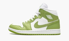 Jordan 1 Mid Green Python (W)