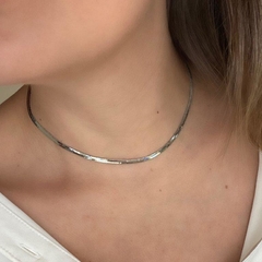 Choker Ródio Fita 35cm (6793)