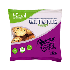 GALLETITAS DIET S/AZÚCAR 190gr - CERAL - comprar online