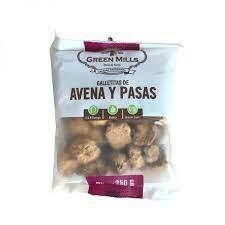 GALLETITAS DE AVENA 250 gr - GREEN MILLS - PERTO