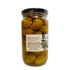 ACEITUNAS VERDES EN SALMUERA 350gr ALCARAZ