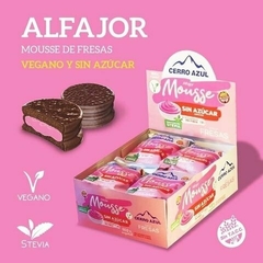 CAJA ALFAJORES SIN AZÚCAR X12 UNIDADES - CERRO AZUL - comprar online