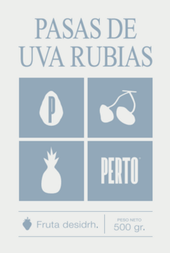 PASAS DE UVA RUBIAS