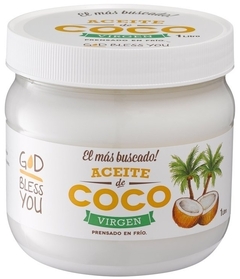 ACEITE DE COCO VIRGEN - GOD BLES YOU! en internet