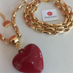 Conjunto Colar e Pulseira Heart