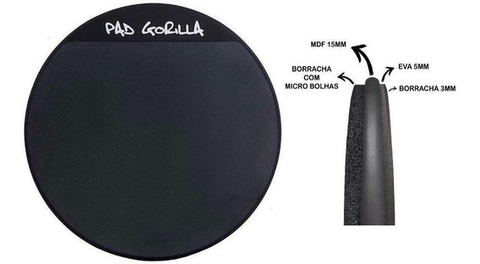 Pad de Estudo Pad Gorilla 12" Soft Roxo