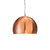 Colgante bocha moderno en cromo/cobre - comprar online